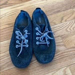 Allbird men’s shoes blue and silver